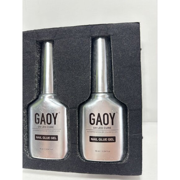 UV LED Cure Nail Glue Gel Gaoy UV LED Cure Set of 2 - 16ml each - Picture 3 of 3